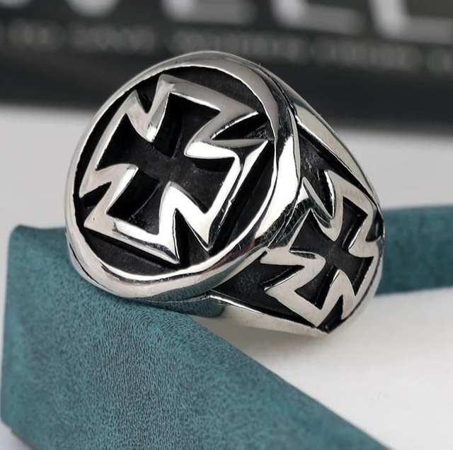 Bague Homme acier hypoallergenique 