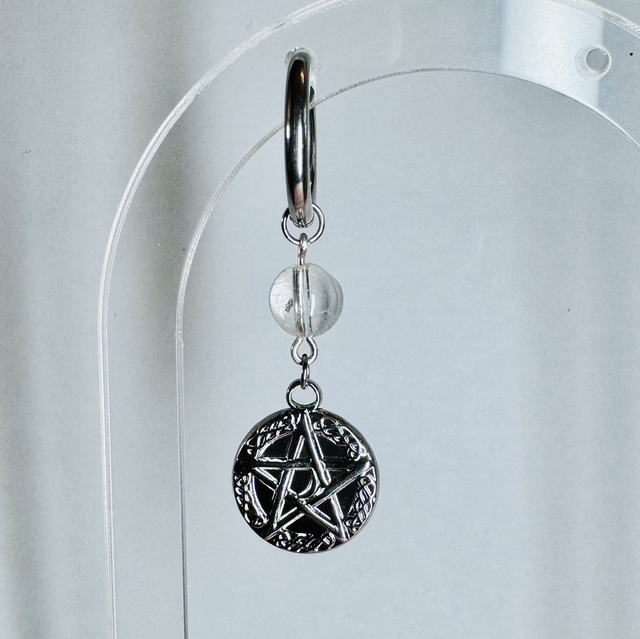 Mono-boucle INDÉPENDANCE cristal de roche 