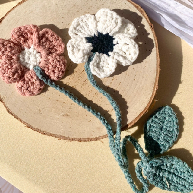 Wild &amp; Clay Flower Bookmark