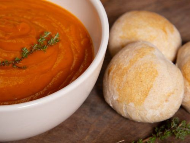 1. Tomato Soup &amp; Roll