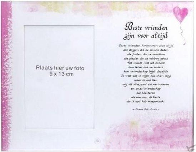 Fotolijstje Beste vrienden zijn voor altijd