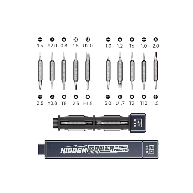 JAKEMY JM-8195 Tournevis 21 en 1 Violet