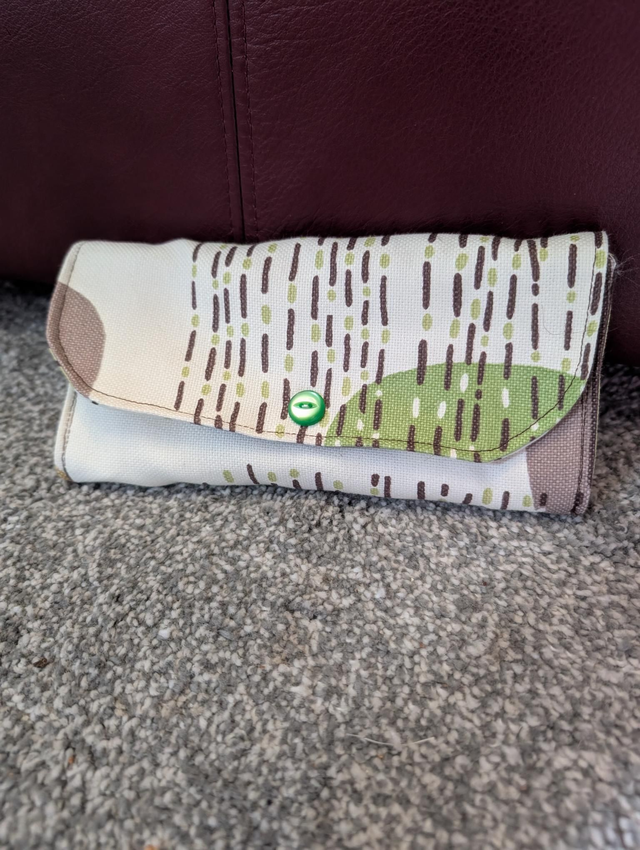 Green and Brown Purse