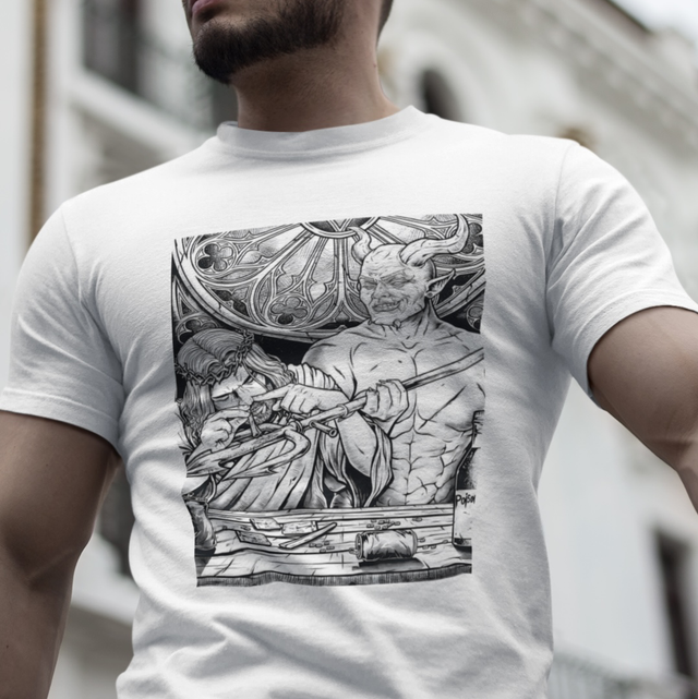T-shirt męski KUSZENIE