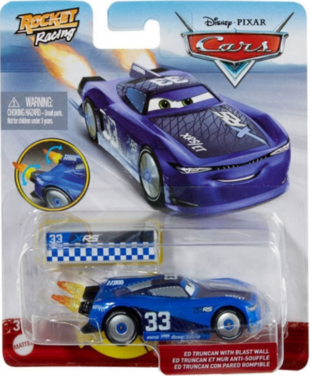 Disney Cars XRS Racing - Ed Truncan w/ Blast wall