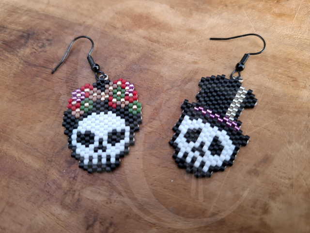 Boucles d'oreilles "Les Fiancés de Oaxaca"