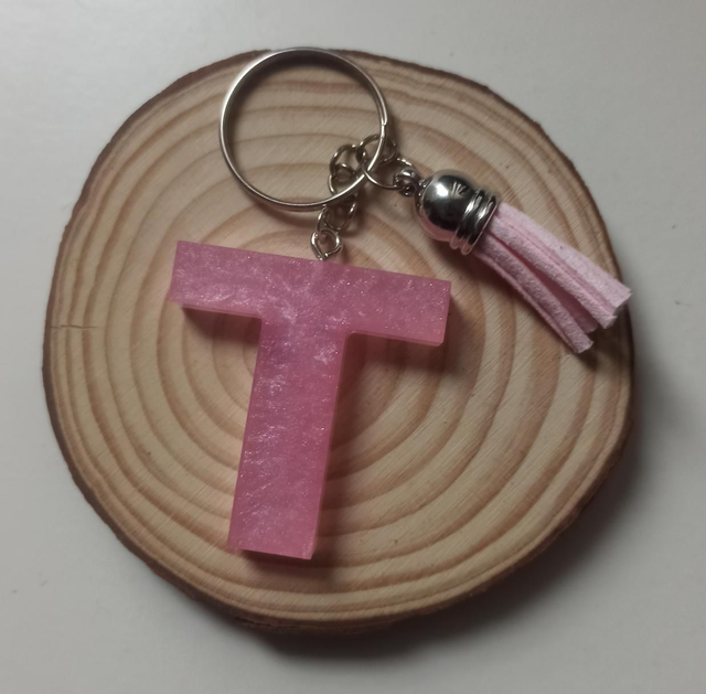 Porte clés lettre - T