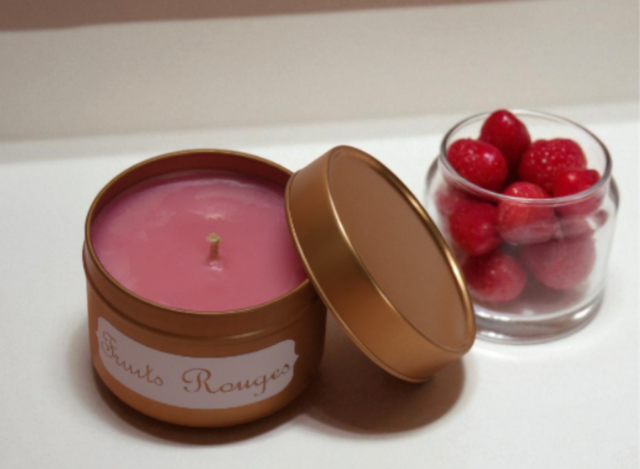 Bougie parfumée "Fruits rouges"