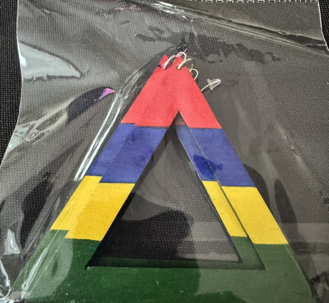 Mauritius Painted Earrings 