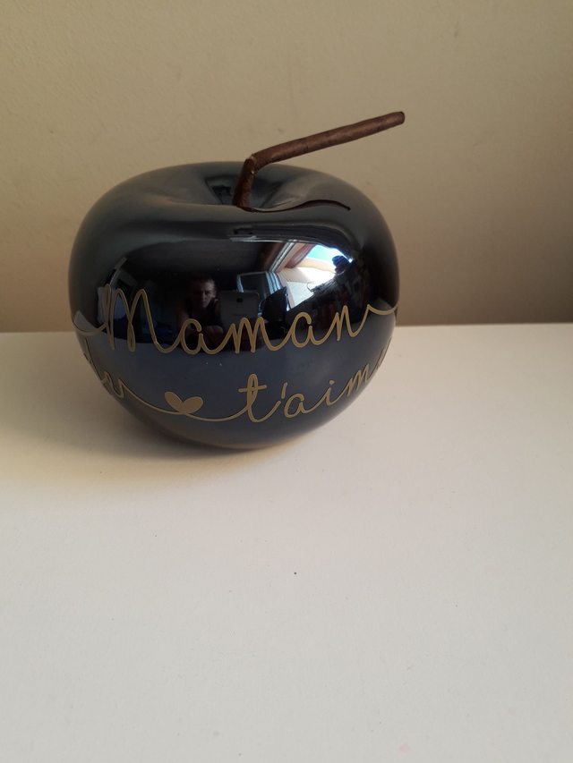 Pomme décorative maman 