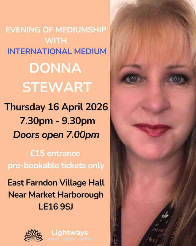 Evening of Mediumship with Donna Stewart - April 2026