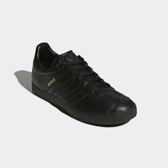 477GA146 - ADIDAS scarpa Gazelle in pelle monocrome