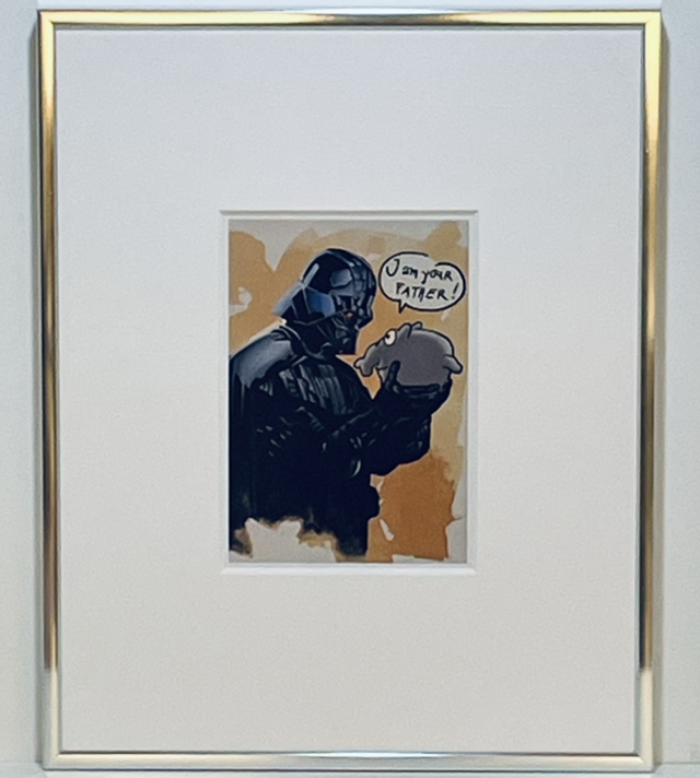 I am your father - Otto Waalkes Kunstpostkarte gerahmt 