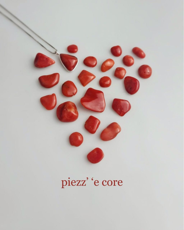 Pendente Corallo Piezz' 'e Core