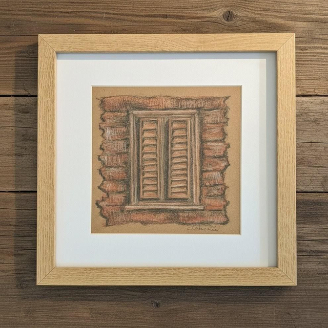 Pastel - case créole - Jalousie #6