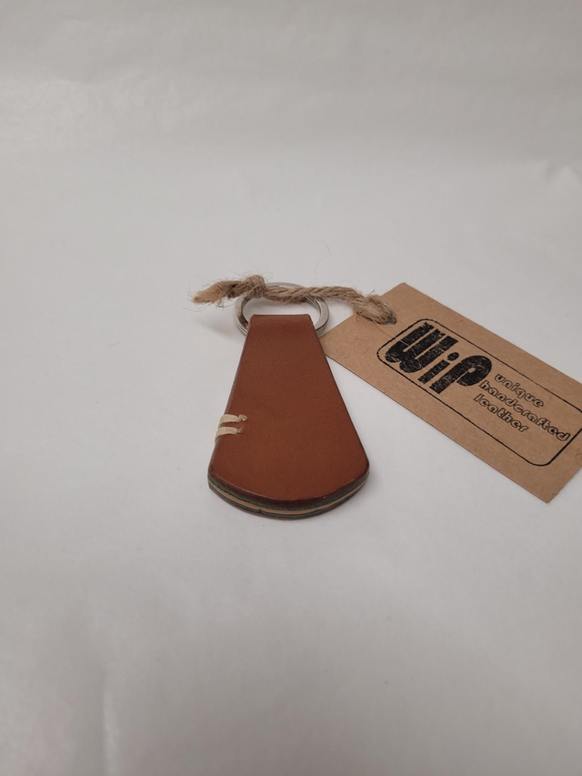 Small Leather Fan Key Fob - Dickie - ML-001