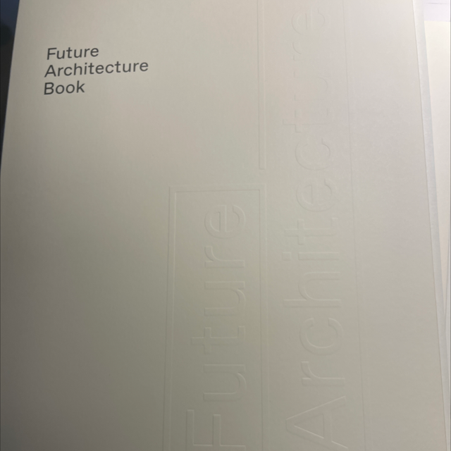 Future Architecture Book