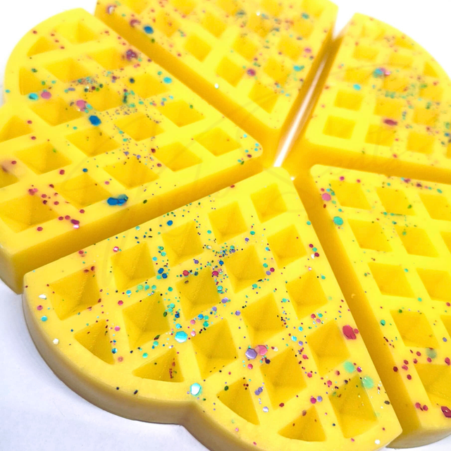 Bananarama Waffle Wax Melt Shape