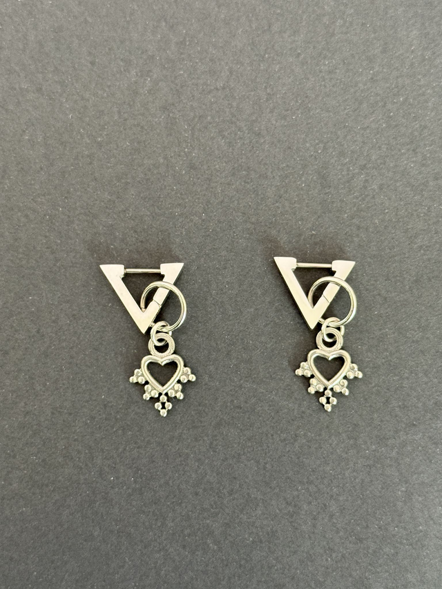 Bohemian Heart Argenté