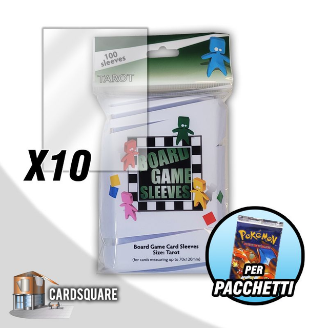 Arcane Tinmen Tarot - 10 Sleeves per Pacchetti TCG / Booster Pack