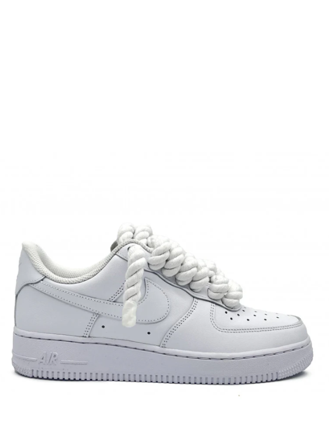 Air Force One White Big Laces White