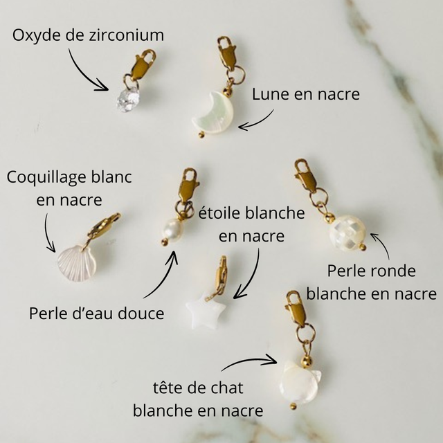 Collier Femme « Philippine » 1 charm