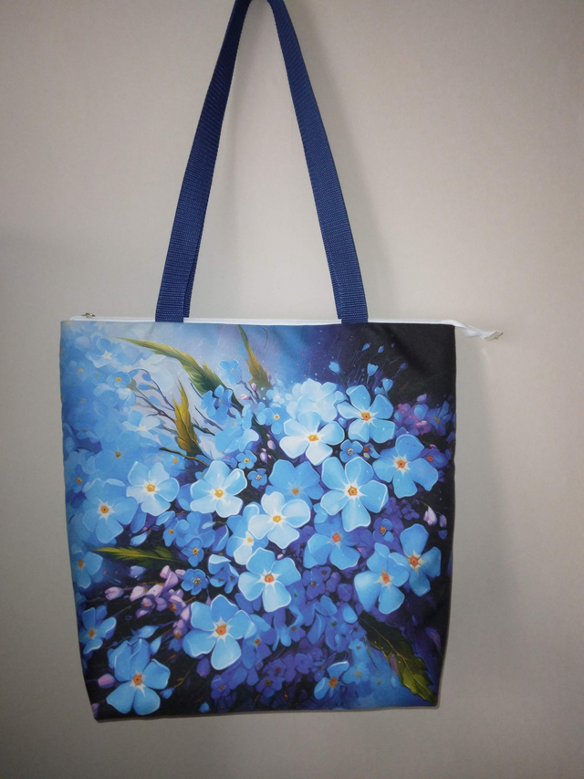 Sac cabas fleuri en polyester imperméable