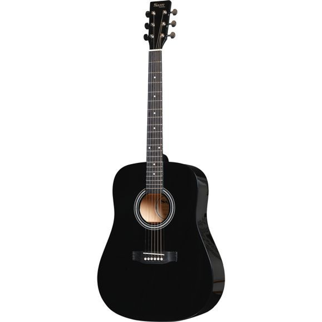 Sant Guitars AC-84L BK venstrehånds-western-guitar black