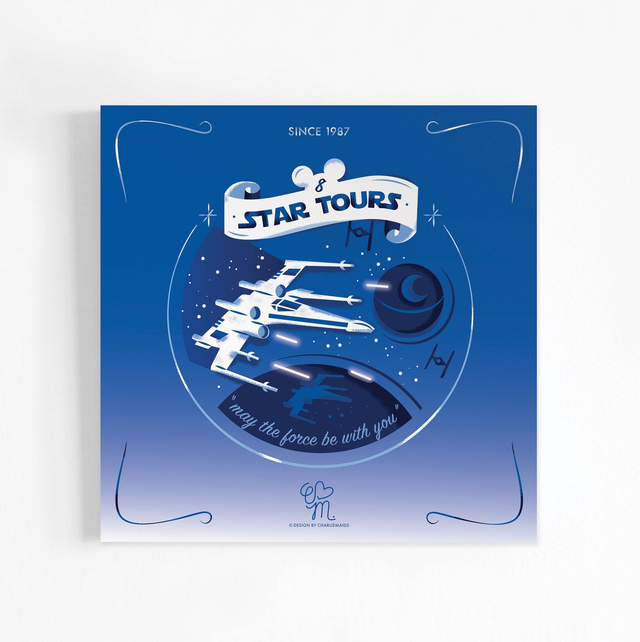 Illustration Attractions Légendaires | 08 Star Tours