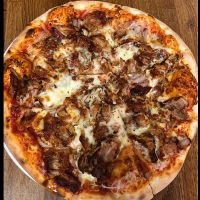 14” doner pizza