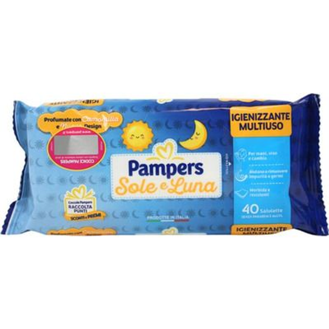 PAMPERS SOLE&amp;LUNA SALVIETTE/40PZ