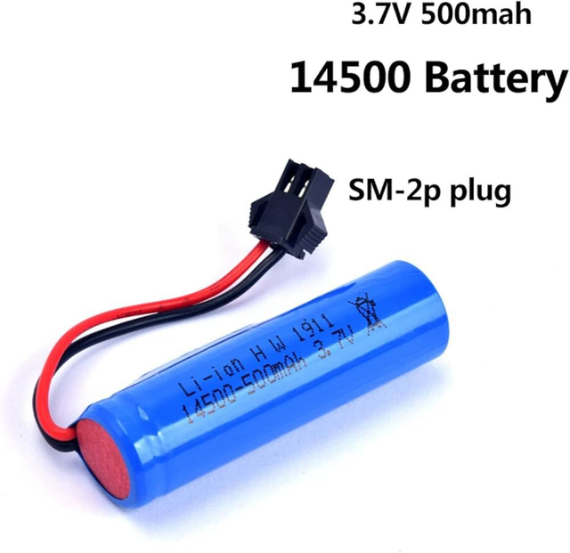 batterie rechargeable pour Gel Blaster 3.7 V 500 mAh 