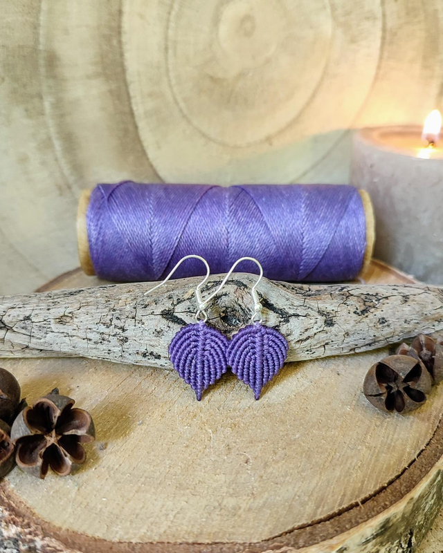 Boucles d'oreilles feuilles 