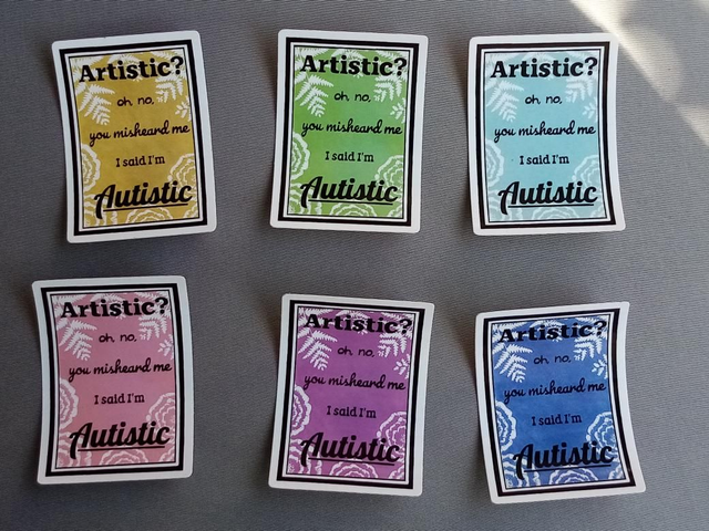 Artistic/Autistic Stickers