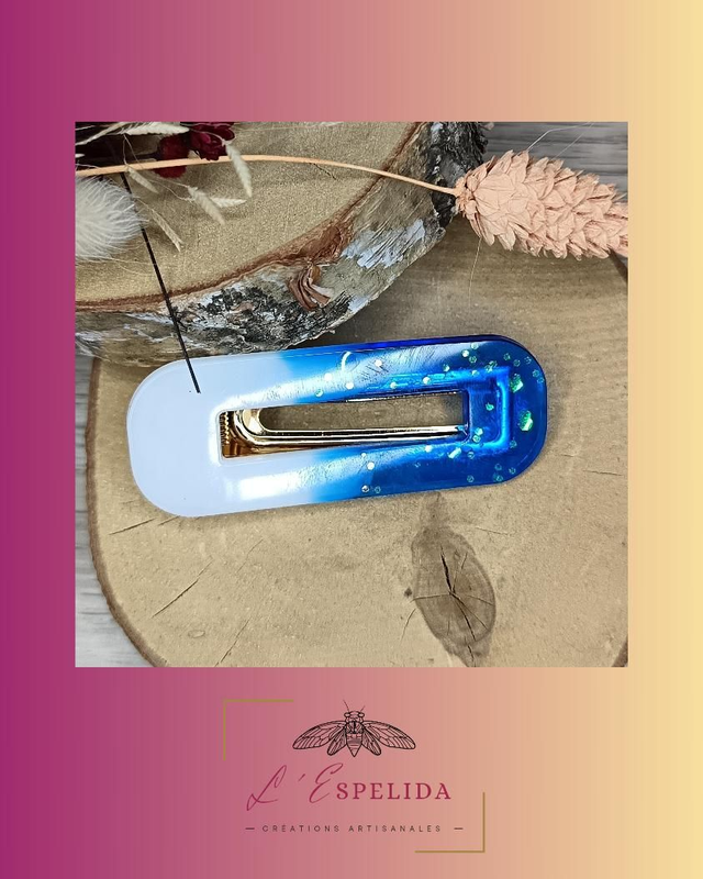 Barrette rectangulaire 