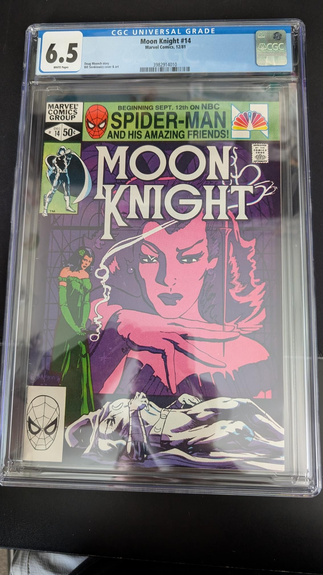 CGC Graded Comic 6.5 Marvel Moon Knight #14 
