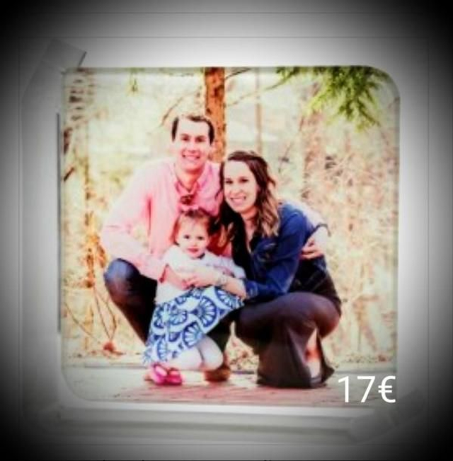 Cadre photo en verre