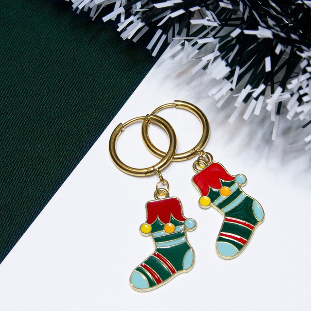 Božične nogavičke (zelena)