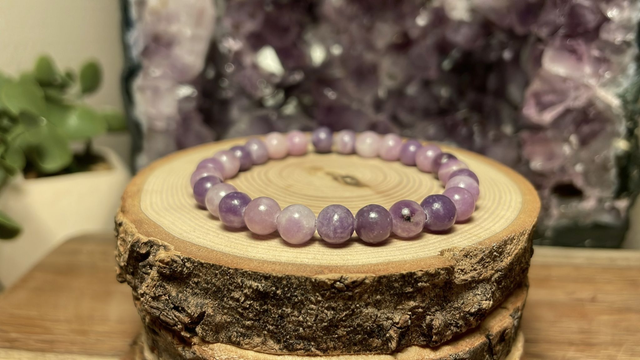 Bracelet LEPIDOLITE 6mm