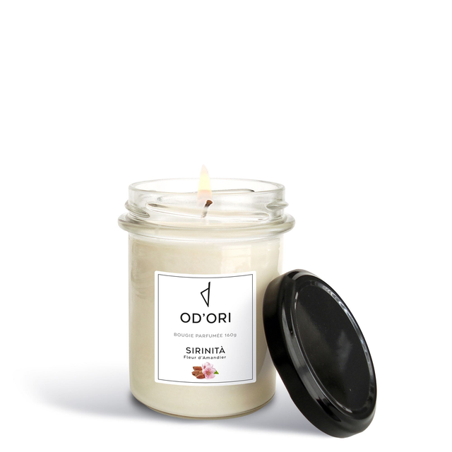 Bougie 160g - SIRINITÀ (Fleur d&#039;Amandier)