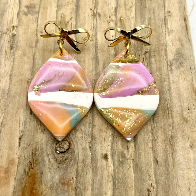 Midi bow stud drops 
