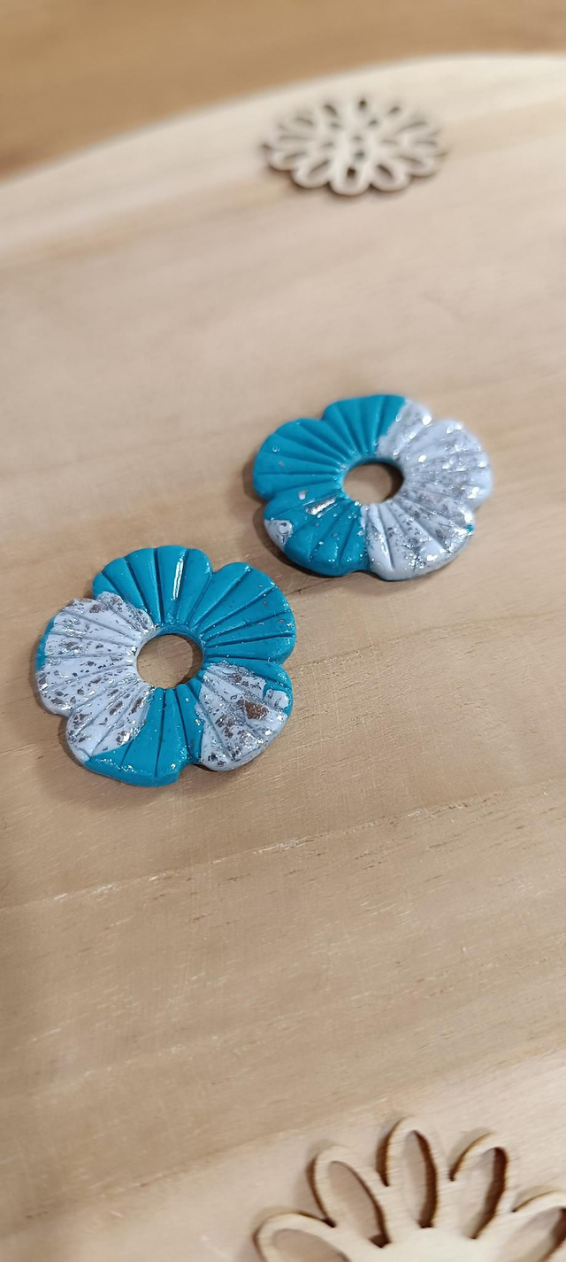 Aria- turquoise argenté