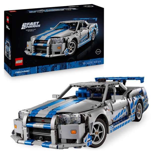 LEGO 42210 Technic 2 Fast 2 Furious Nissan Skyline GT-R (R34) Flitzer