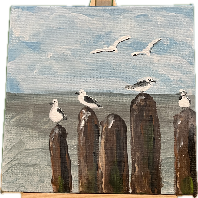 Möwenpause 10x10 cm 