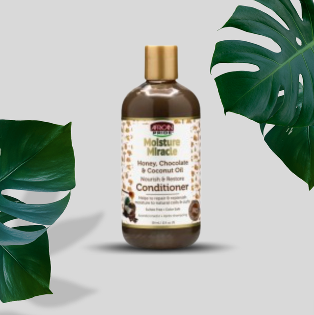AFRICAN PRIDE MOISTURE MIRACLE - CONDITIONER 12 OZ