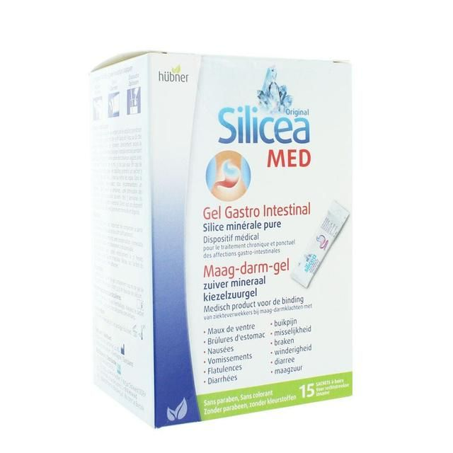 Silicea Gel Gastro Intestinal 15 Sachets À Boire / Hubner