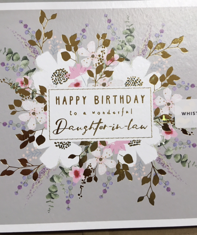 Birthday Relative Daughter-in-Law WF