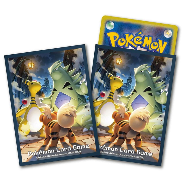 [SC] Pokémon Card Game TCG - Sleeves Caninos, Pharamp et Tyranocif