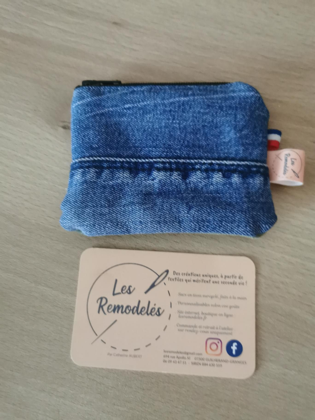 Petite trousse en tissu recyclé