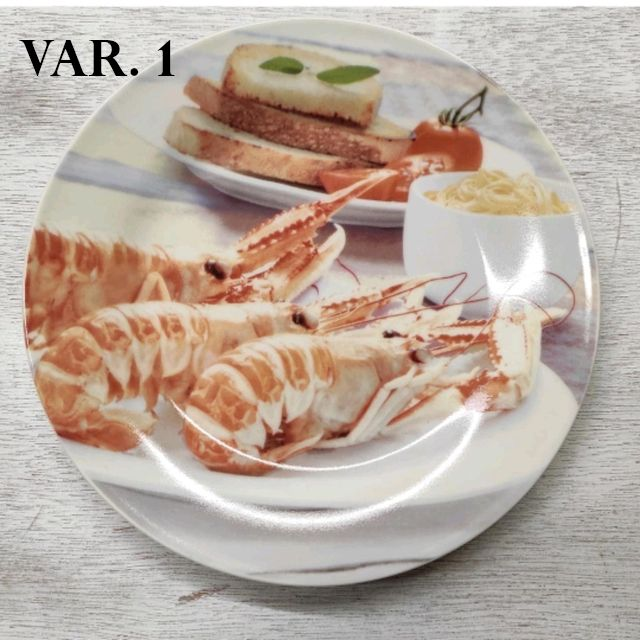 Piatto per antipasto di mare in porcellana Easy Life